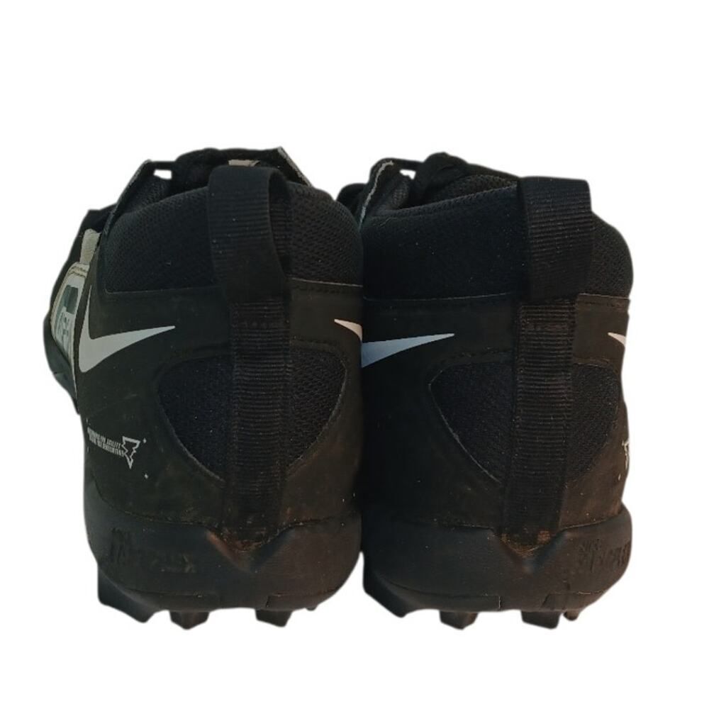 Nike Alpha Menace 3 Shark Mens Black Football Cleats - Size 9 - Picture 5 of 8